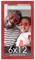 Panoramic Shabby Chic Red Picture Frame - UV Acrylic, Foam Board Backing, Hanging Hardware